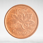 Canada, 1 Cent, 2003 – Elizabeth II (Third Portrait), AU