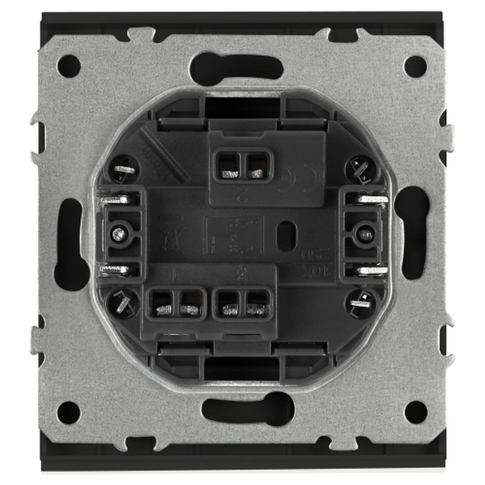 Переключатель ЭРА Arktik 16-1103-05 10АХ-250В антрацит | Эра Arktik