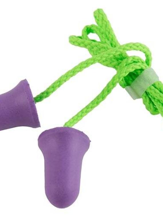 Беруши одноразовые с хлопковым шнурком Jeta Safety 37 дБ JEM-637-C