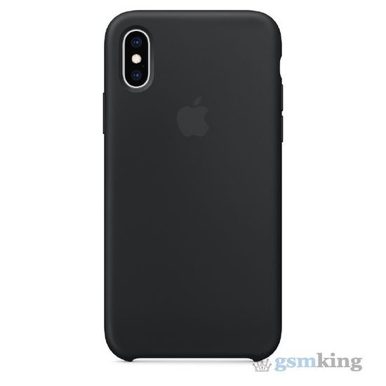 Silicone Case iPhone X/XS Black (Чёрный)