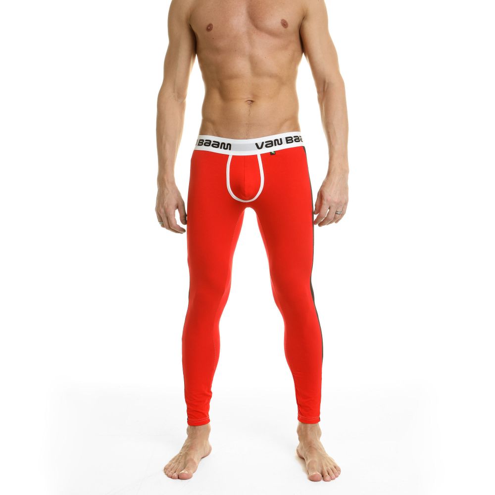 Мужские кальсоны красные Van Baam VB-39283