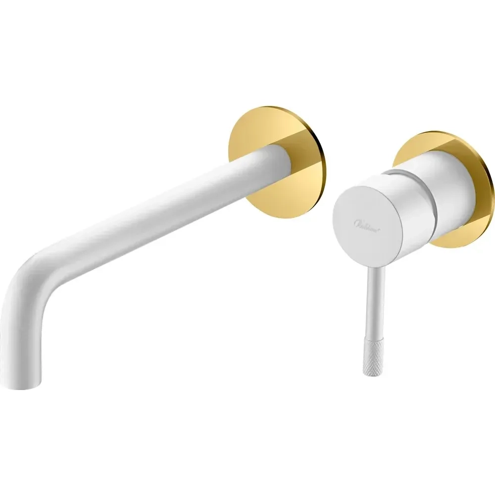 Смеситель для раковины Boheme Uno 465-WG С ВНУТРЕННЕЙ ЧАСТЬЮ white gold