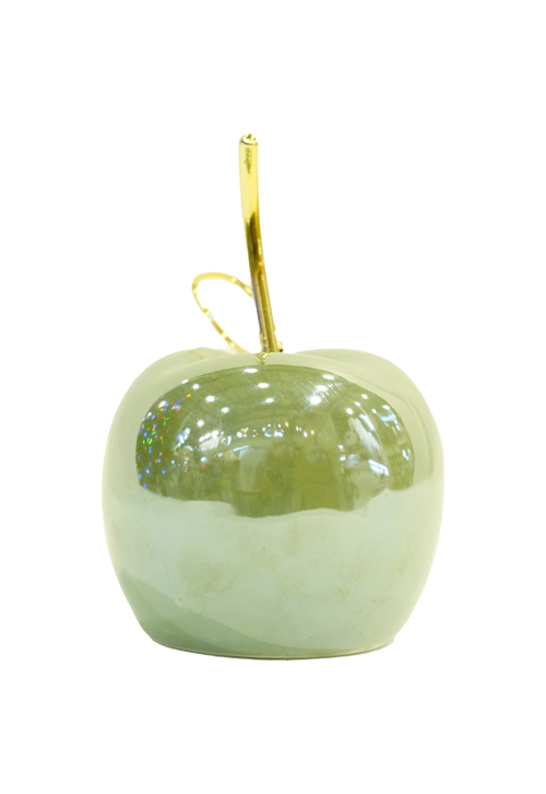 ДЕКОР ЯБЛОКО ЗЕЛЕНОЕ КЕРАМИЧЕСКОЕ