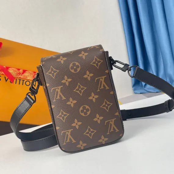 Бумажник Louis Vuitton S-lock Vertical коричневый