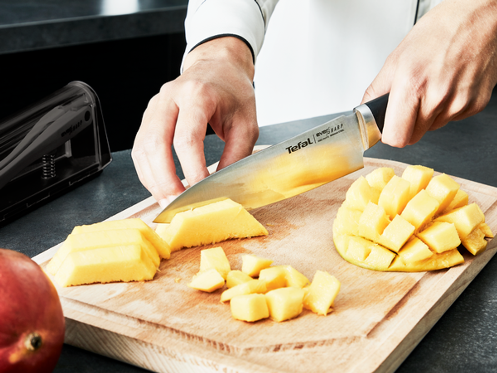 Поварской нож с чехлом для заточки Tefal K2579104