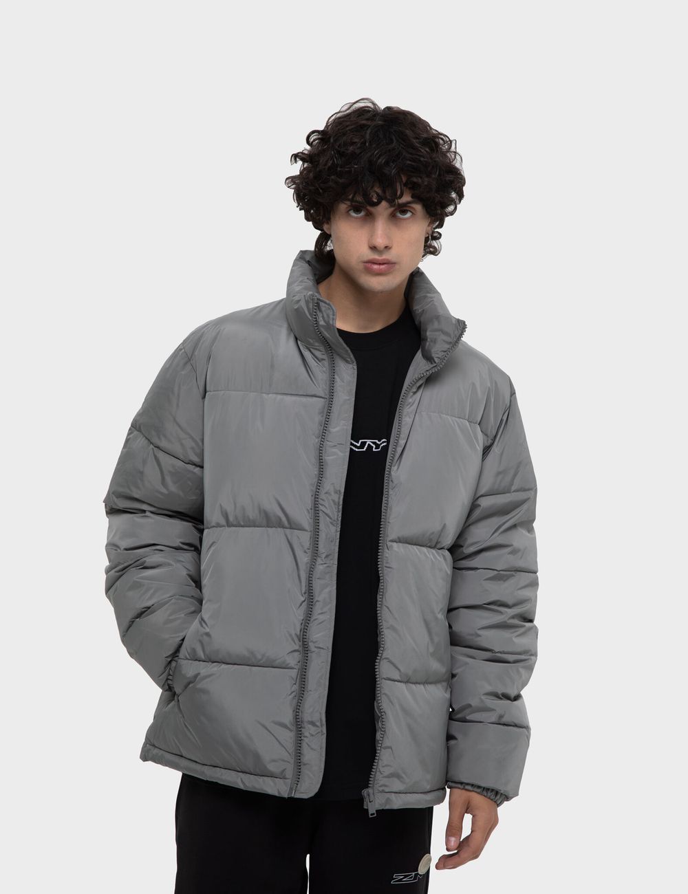 Пуховик ZNY BASIC Темно-Серый