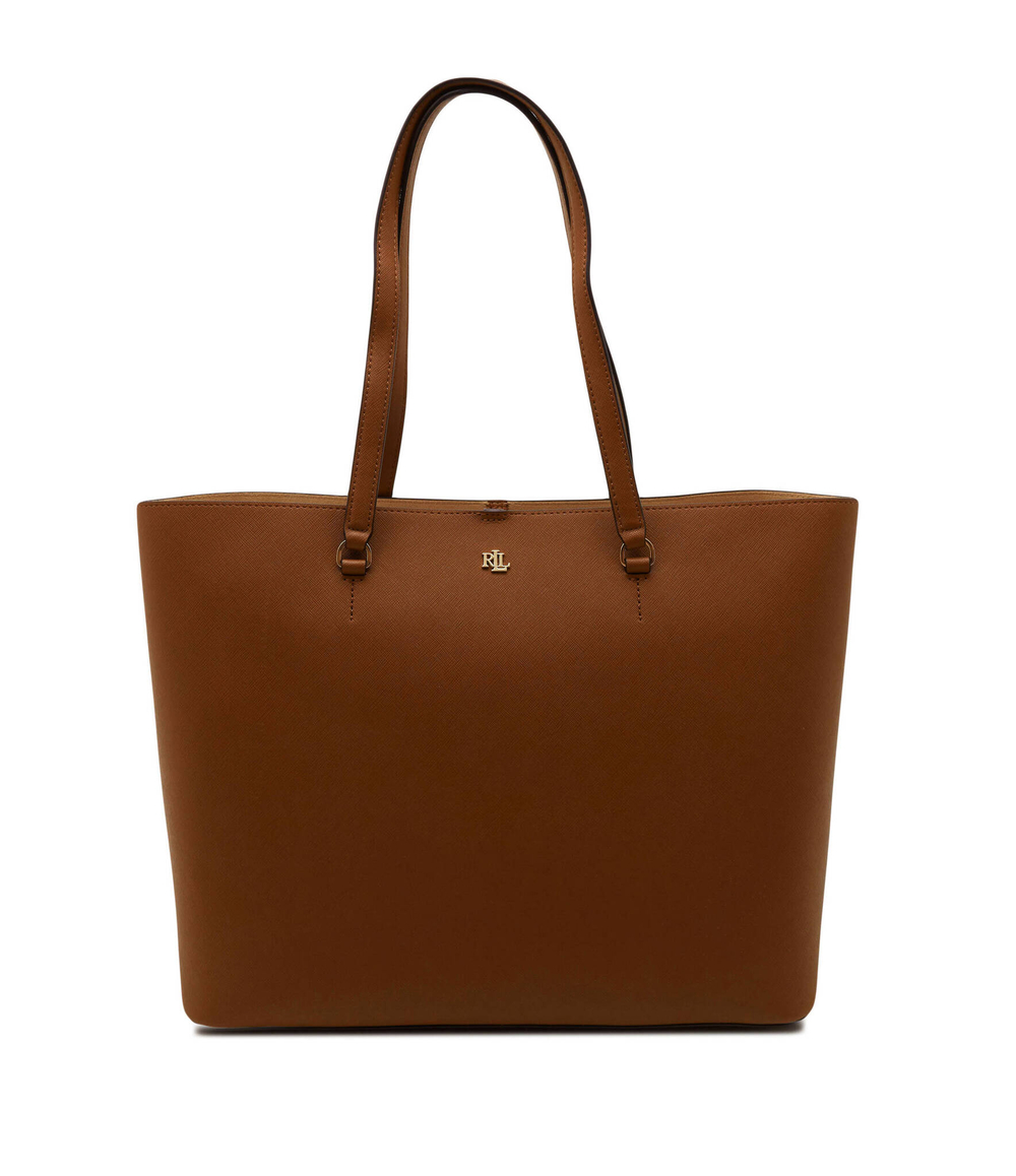 Кожаная сумка-шопер KARLY LAUREN RALPH LAUREN - коричневый(431911655)
