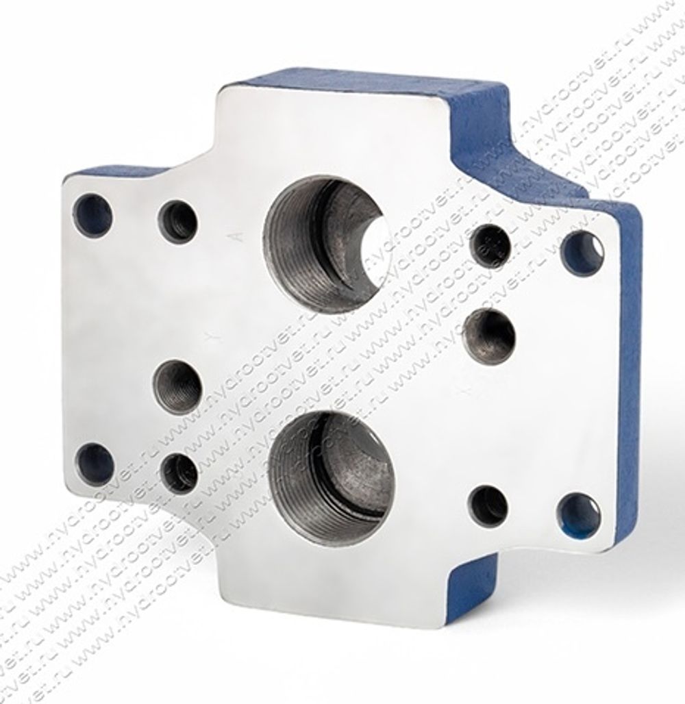 G413/01 - Стальная плита для монтажа клапанов типоразмера Ду25, стандарт ISO 5781