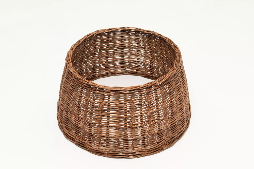 Корзина для декорирования основания елки 105*30 см., коричневая, натуральная, ЕлкиТорг (105-227)