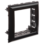 Рамка-суппорт "Avanti" для "In-liner Front", черный, 2 модуля