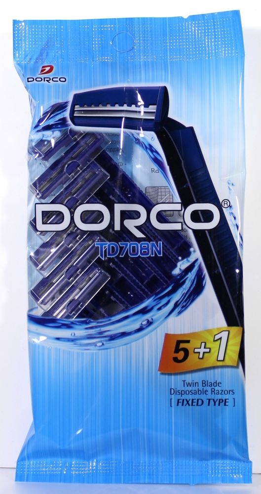 Dorco одноразовые станки мужские TD-708 (5+1шт)