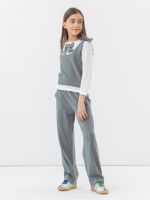 Жилет серый для девочки арт. АТ931