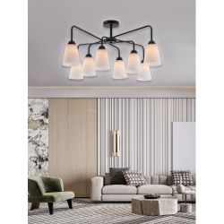 Люстра Rivoli Jodie 9190-308 8хЕ27 60 Вт модерн | Rivoli