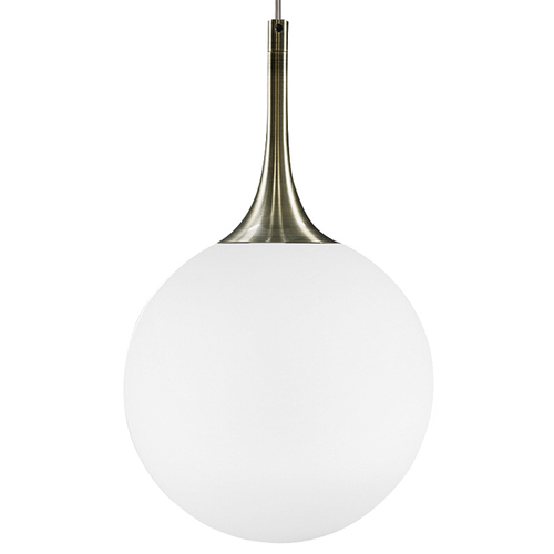 813021 Подвес GLOBO 1х40W E14 бронза/белый