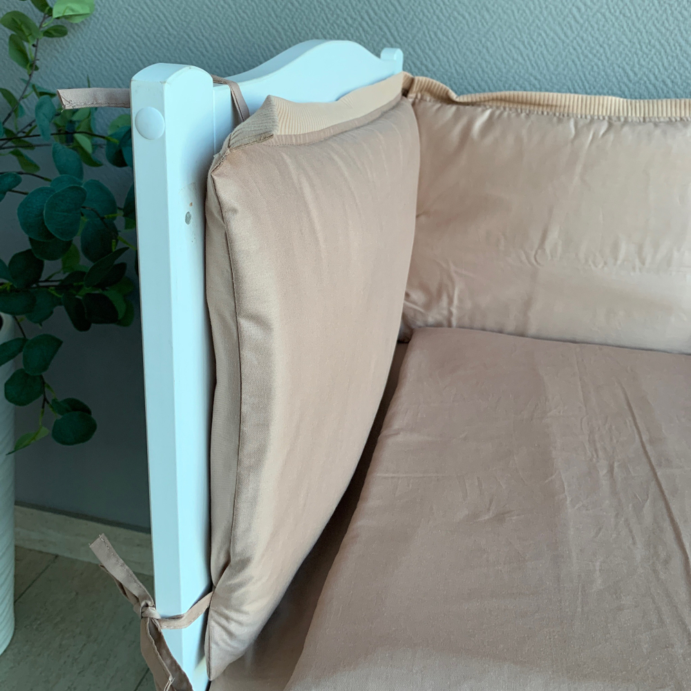 Комплект в кроватку "ЛАПШУЛЯ-ЭКСТРА" Капучино (7 предм.,без балдахина) ш4240/0  (Балу)