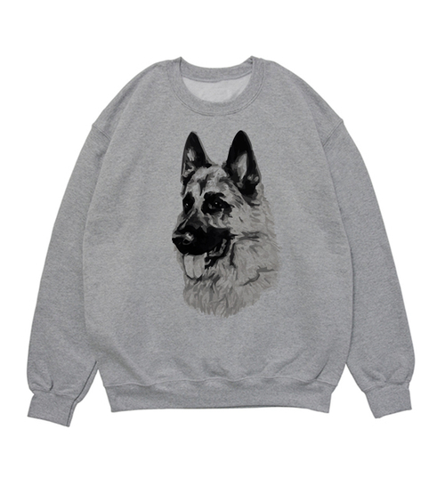 Свитшот "Немецкая овчарка ЧБ"