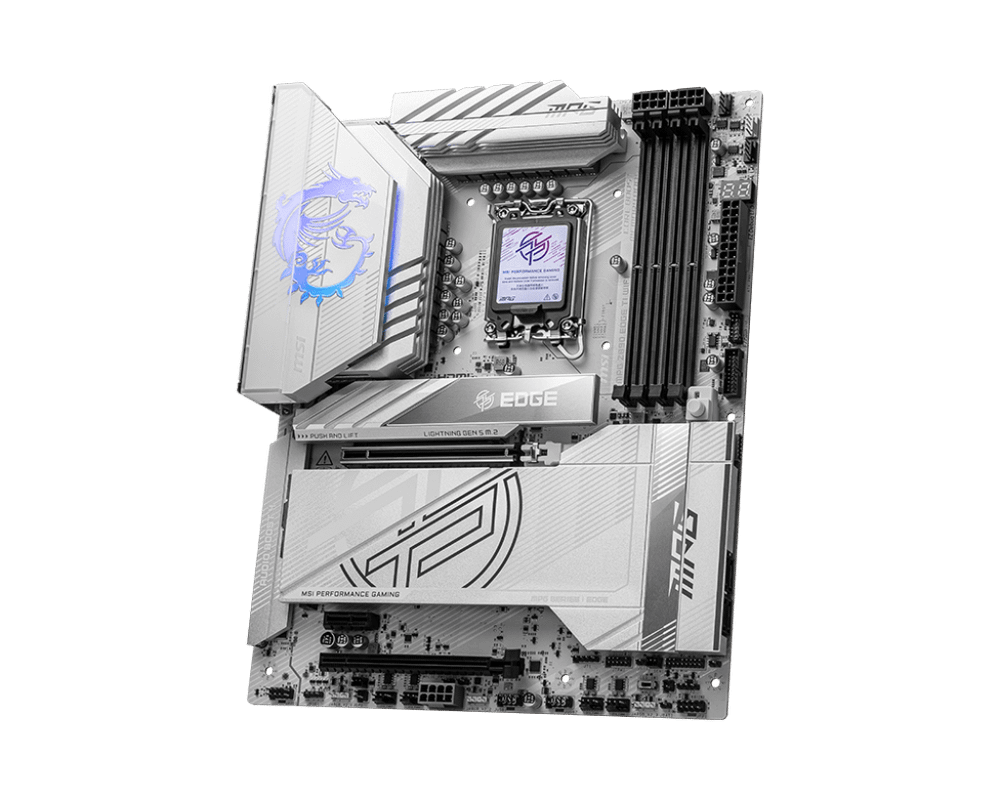 Материнская плата MSI MPG Z890 EDGE TI WIFI LGA1851 4xDDR5 4xSATA3 RAID 5xM.2 1xHDMI 2xThunder ATX