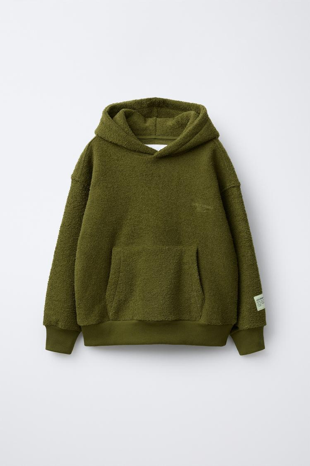 ZARA КОМПЛЕКТ ТОЛСТОВКА И БРЮК-ДЖОГГЕРОВ, ЗЕЛЕНЫЙ