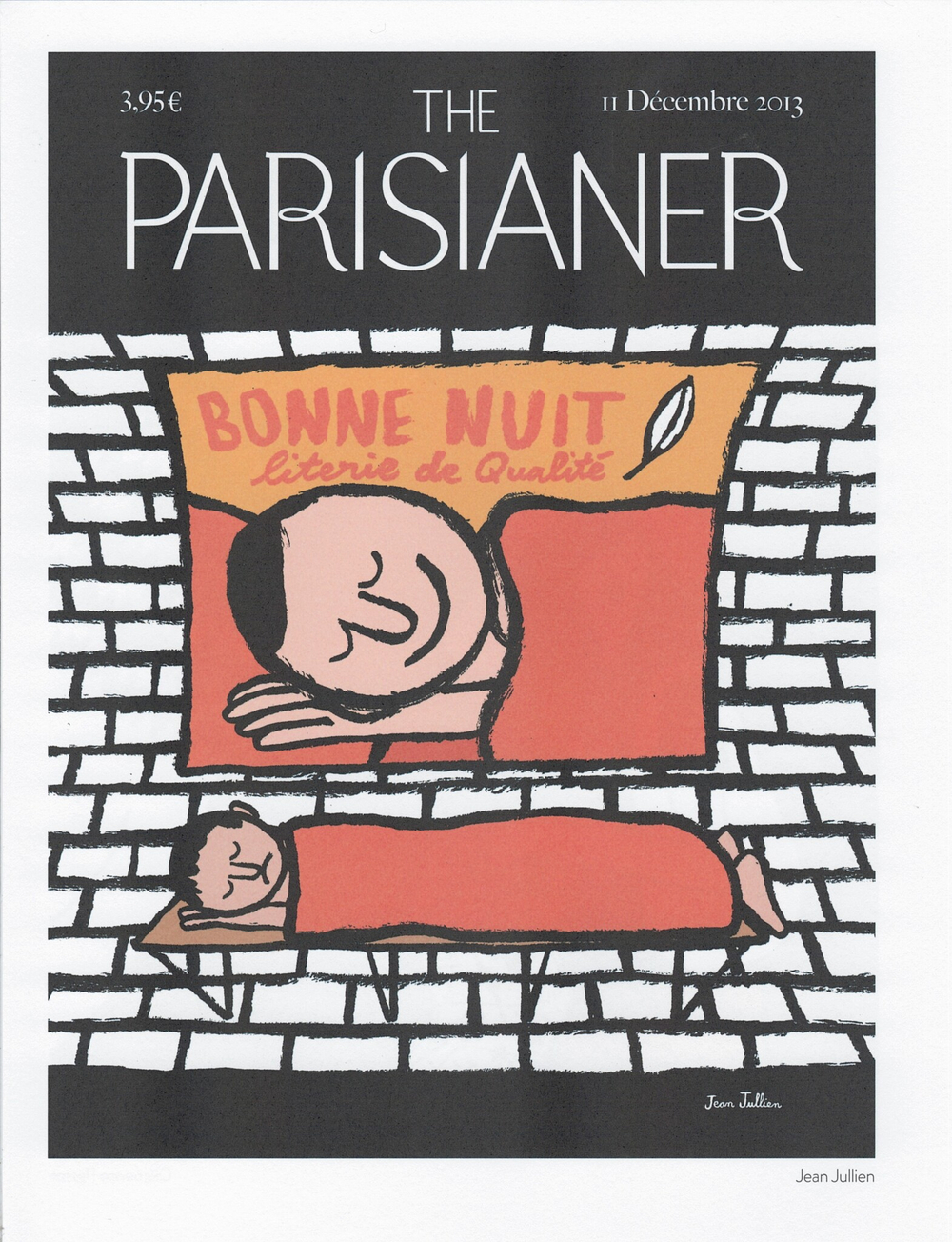 Постер журнала The Parisianer 11-12-2013, двойной