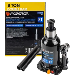 Домкрат бутылочный двухштоковый 8т (h min-170мм, h max-410мм) Forsage F-TH80802X BIG