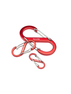 Карабин многофункциональный Naturehike NH20GS004 S-Type 9 см, 1шт