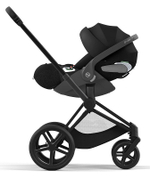 Коляска 3 в 1 Cybex Priam IV Matt Black complete и автокресло Cloud T i-Size Sepia Black Cozy Beige