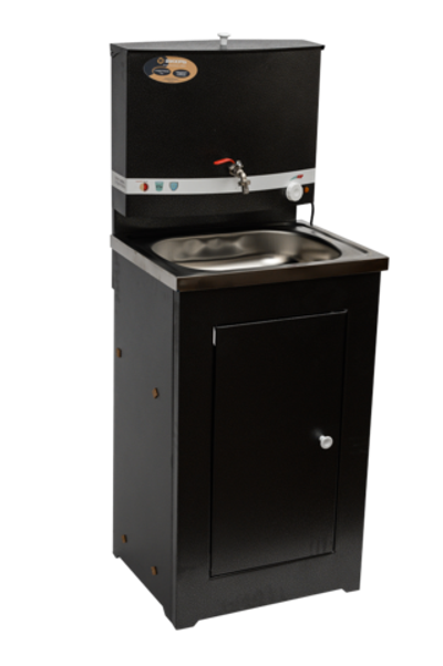 Умывальник дачный с подогревом "Люкс" ВИХРЬ, нержавейка, медный