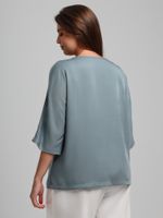 Блузка Летний драйв-2 Виотекс СЕРЫЙ