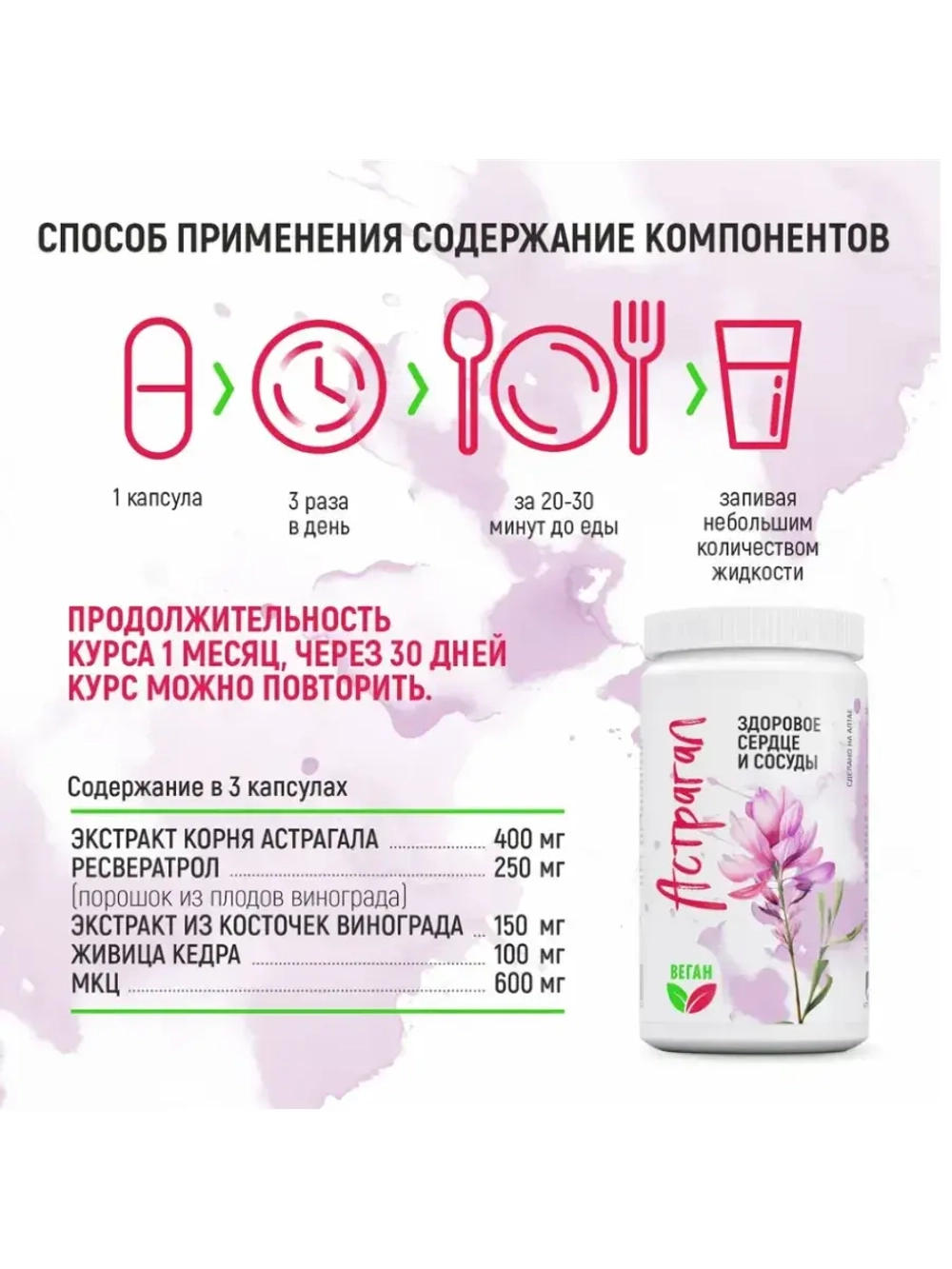 Комплекс для сердца и сосудов.