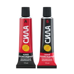 Эпоксидный клей СИЛА SEBL1-36 тубы 2х18 мл блистер | Сила