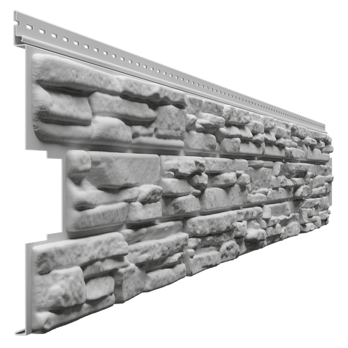 Сайдинг LUX под камень, Rocky, табачный