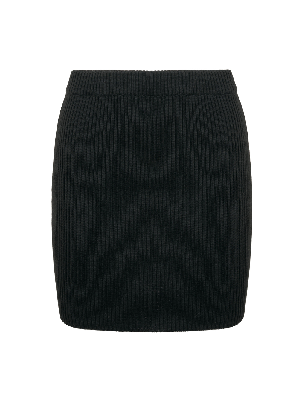 Юбка мини вязаная