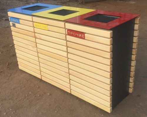 Урна для раздельного сбора мусора Алвариум