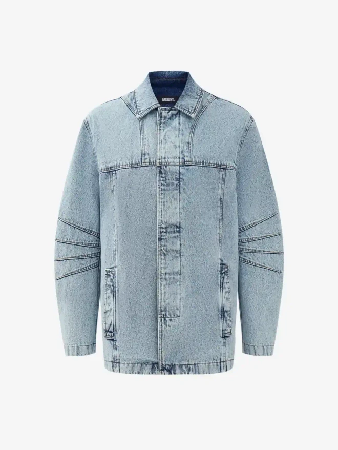 Куртка-рубашка из денима