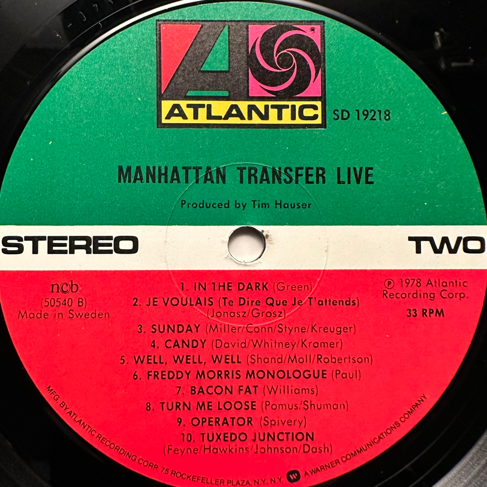 The Manhattan Transfer - Live (Швеция 1978г.)