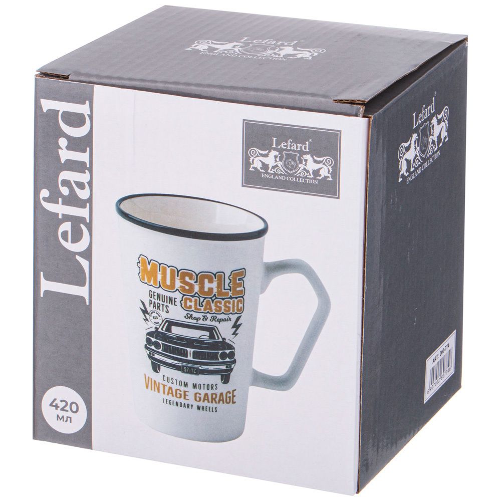 КРУЖКА LEFARD "VINTAGE GARAGE" 420 МЛ (КОР=36)