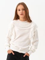 Джемпер для девочки AT1272 белый