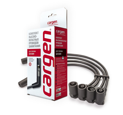 Провода зажигания высоковольтные Lada под тонкую свечу OEM: 8450108506 CARGEN (комплект).