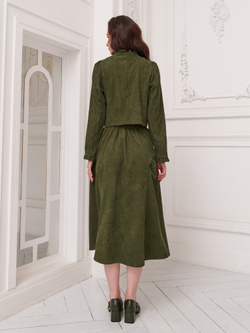 Жакет вельвет укороченный