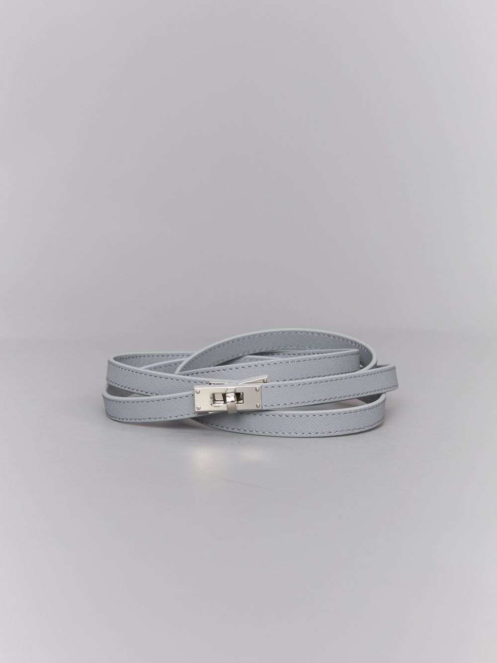 ТОНКИЙ РЕМЕНЬ В ДВА ОБОРОТА SILVER GREY