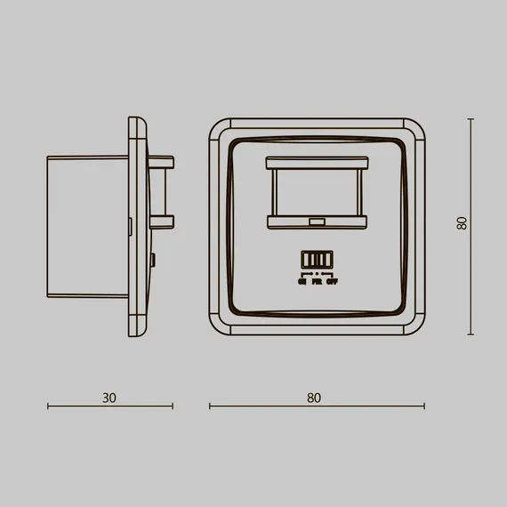 Инфракрасный датчик 800Вт Lighting control si-02