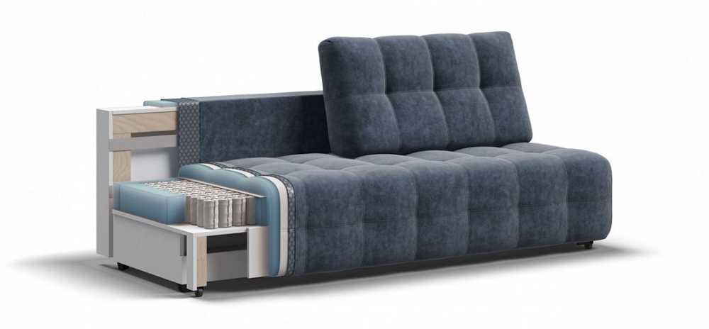 Диван Босс Мини Велюр Роял топаз