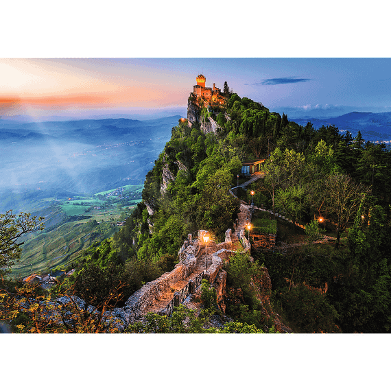 Pazl / Пазлы / Puzzles - "1000 Premium Plus" - Photo Odyssey: Cesta Tower, San Marino