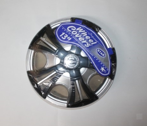 Колпак колеса R13 Бумер Super Black (в мешке 4 упак) (STAR)