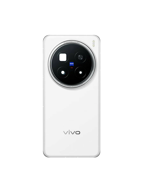 Задняя крышка для Vivo X200 Pro белая (White) со стеклом камеры