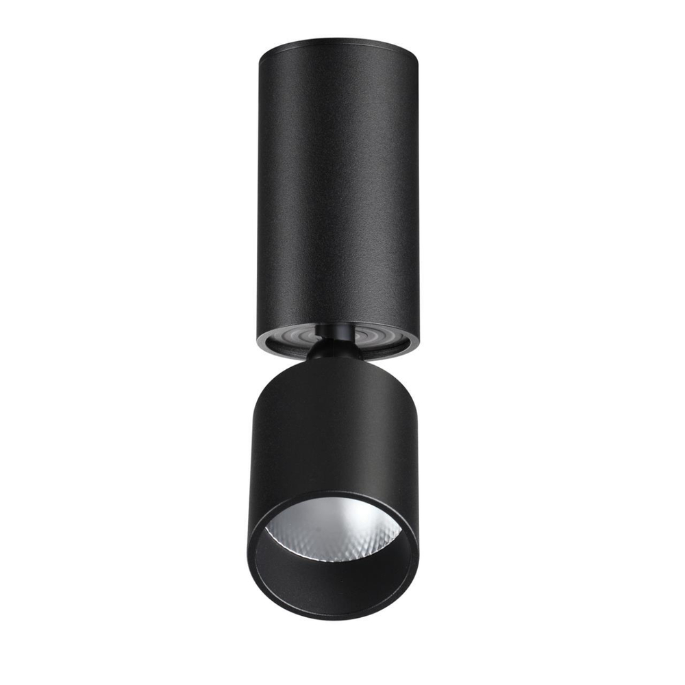 359317 OVER NT24 370 черный Светильник накладной светодиодный IP20 LED 10W 85-265V 3000K 1100Лм TUBO