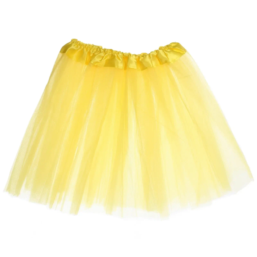 Карнавальный костюм «Волшебство» (юбка, ободок, волшебная палочка), Желтый