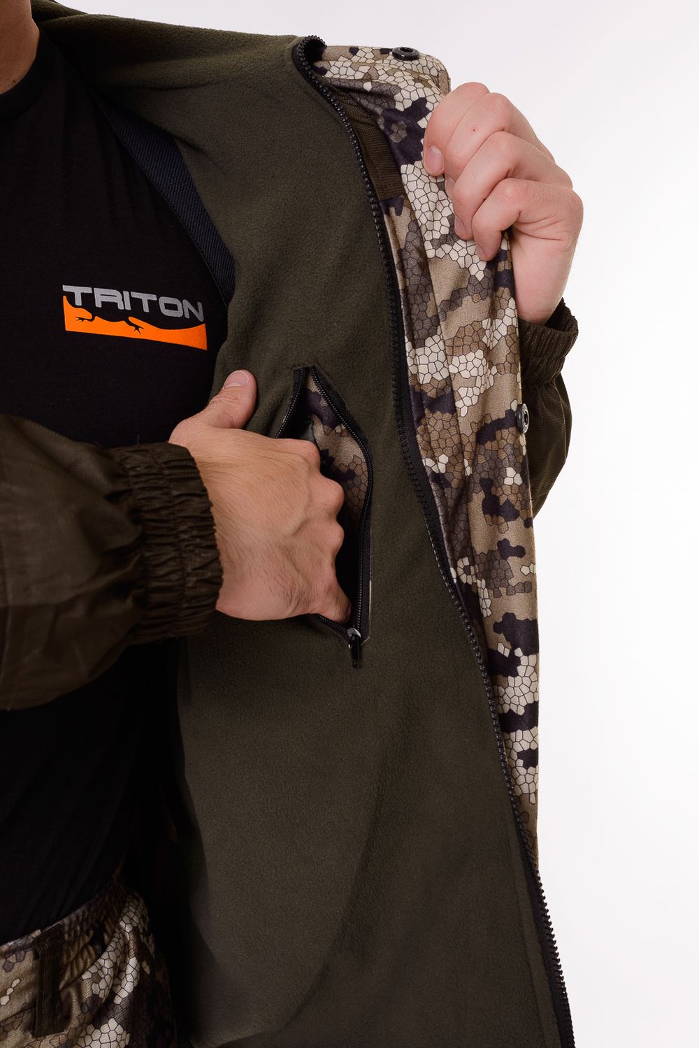 Демисезонная куртка ONERUS "Горная -5" (Алова/Бежевый) Флис подклад