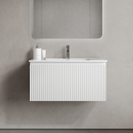 Тумба подвесная SANCOS Snob R 1.0 790х445х406, c одним ящиком оснащенным доводчиками, Bianco , арт.SNR1.080W