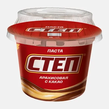 Паста шоколадно-арахисовая Степ 220г